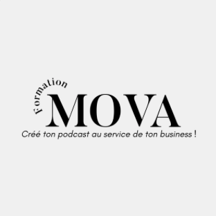 Logo MOVA : intervention d'Adeline Cointe dans la formation de Justine Arma pour faire découvrir son podcast dans les médias