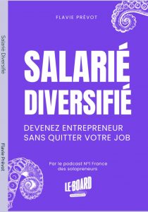 Cover du livre Salarié diversifié de Flavie Prévot qui en a confié sa visibilité média à Adeline Cointe