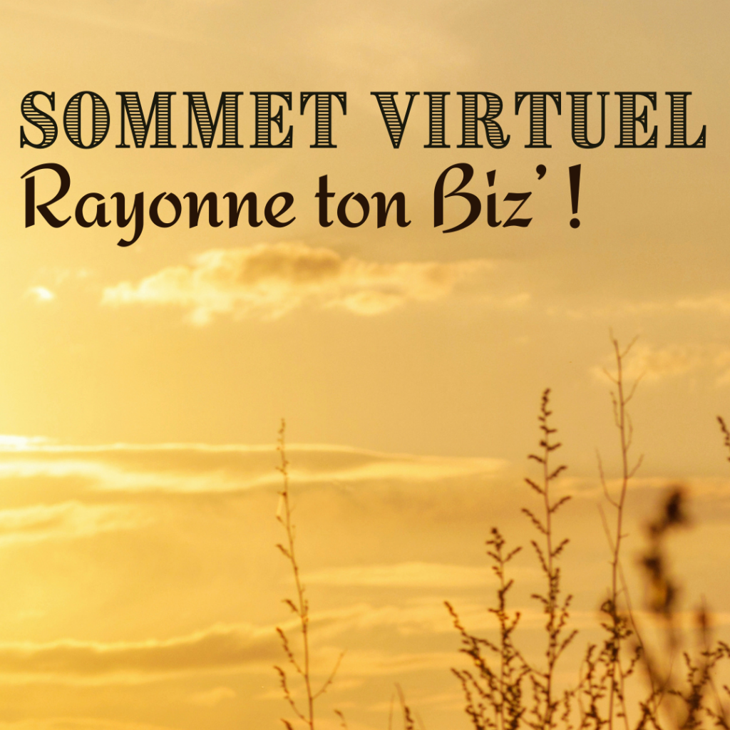 Logo sommet Rayonne ton Biz' ! : intervention d'Adeline Cointe sur le sommet rayonne ton Biz' ! d'Heidi Guenin autour des relations presse