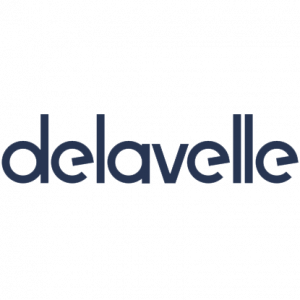 Logo Delavelle, ébéniste écosresponsable en Haute-Saône qui a choisir l'accompagnement en relations presse proposé par Adeline Cointe, pour promouvoir sa nouvelle collection Ostal dans les médias