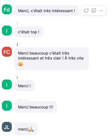 Bilan positif webinaires Haut comme 3 comm