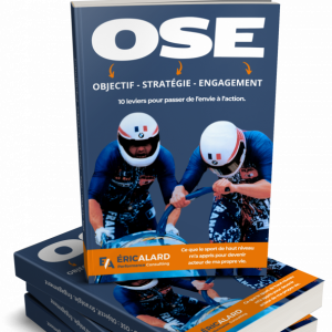 OSE Objectif Stratégie Engagement, et 2 athlètes de bobsleigh, par Éric Alard car planifier ses relations presse est identique à cette méthode