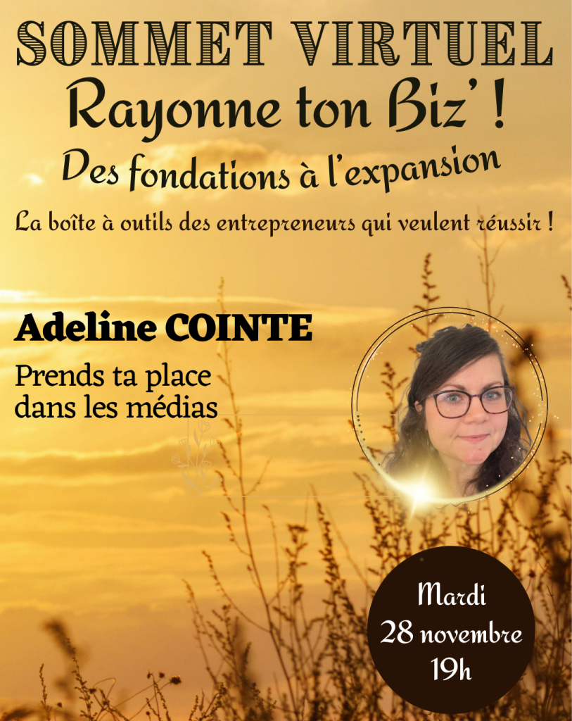 Prends ta place dans les médias