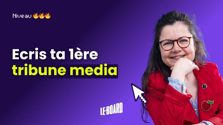 expertise en relations presse sollicitée par Flavie Prévot pour un atelier Ecris ta 1ère tribune média